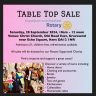 Join us for table tops!